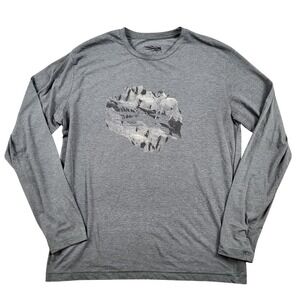 Sitka Gear Mens Gray Mountain Ram Graphic Long Sleeve T-Shirt XL 20042